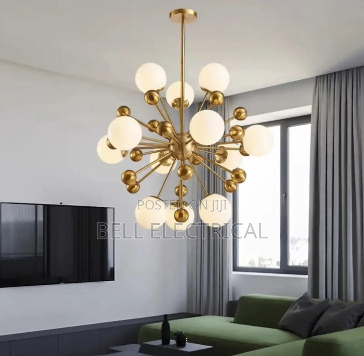 Glass Led Lamp Modern Design Chandelier