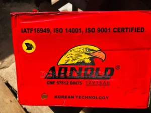 75ah 12v Arnold Car Battery Best Quality