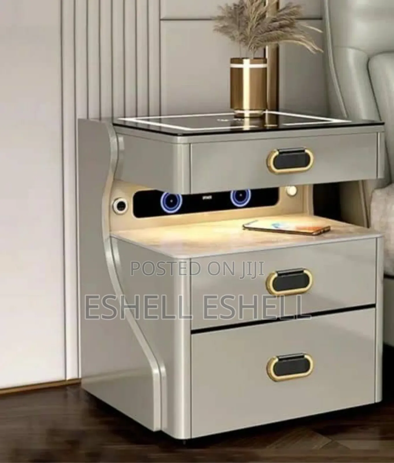 Smart Bedside Drawer/Table With Inbuilt Safe