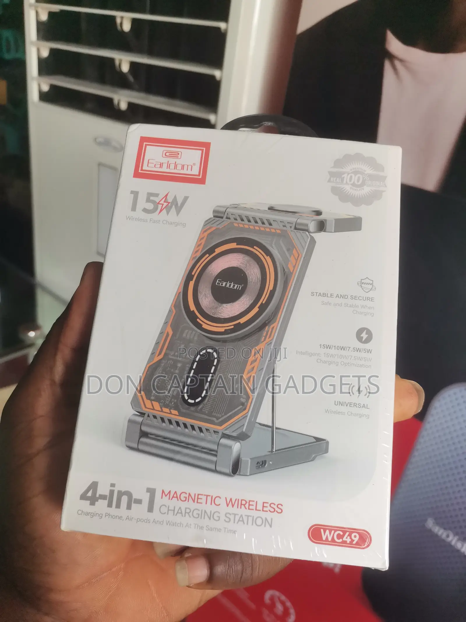 Earldom 4 in 1 Magnetic Wireless Charging Station 15w Wc49