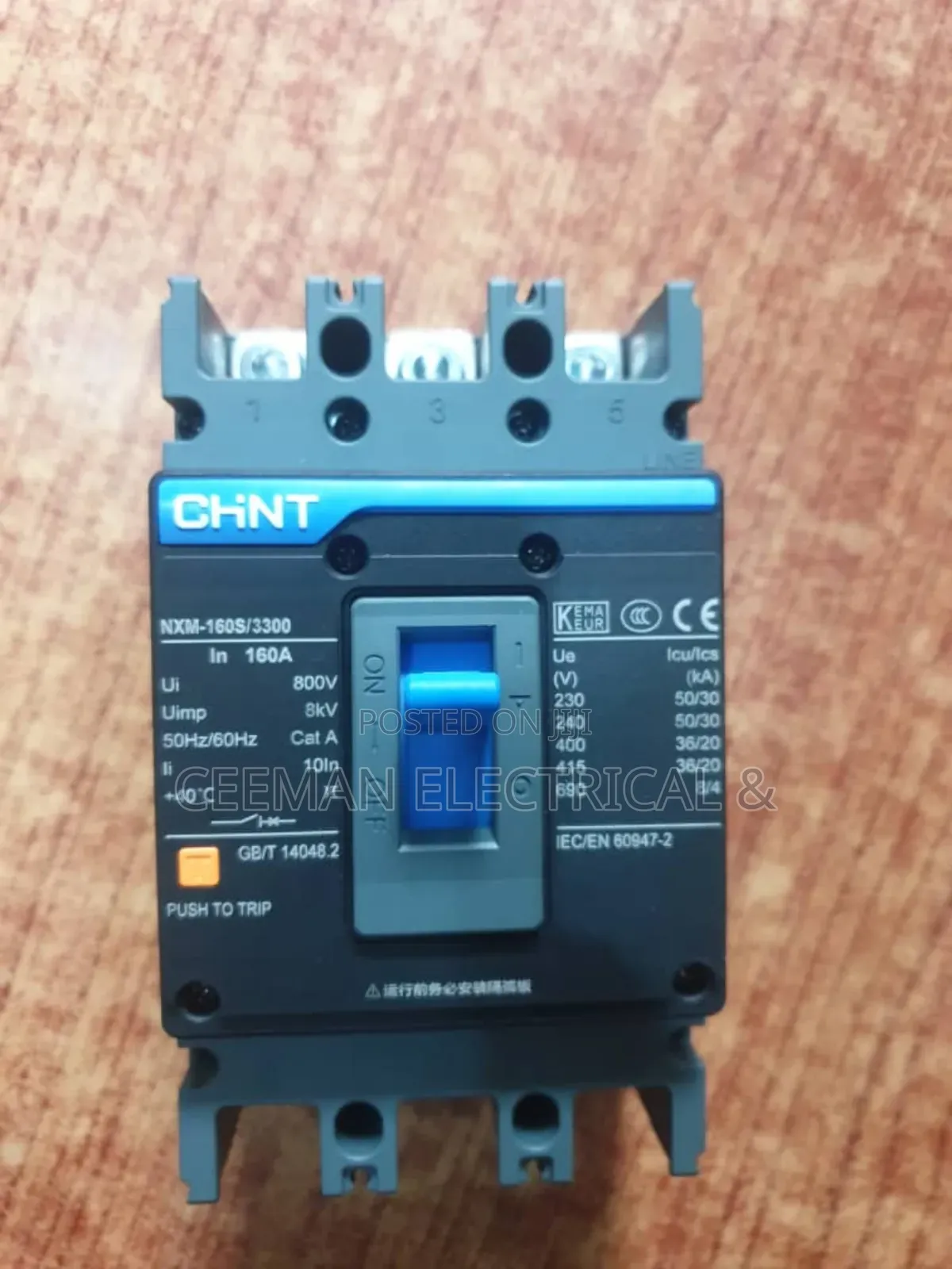 100 Amps Chint McCb Breaker 4 Pole