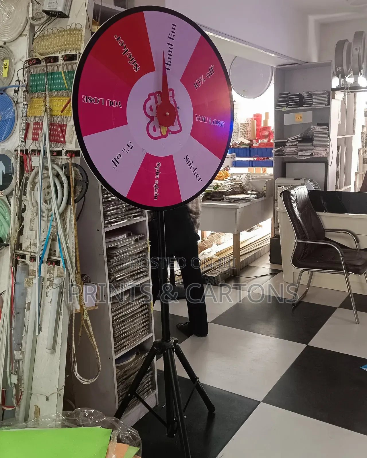 Game Prize Wheel Printing. ##0