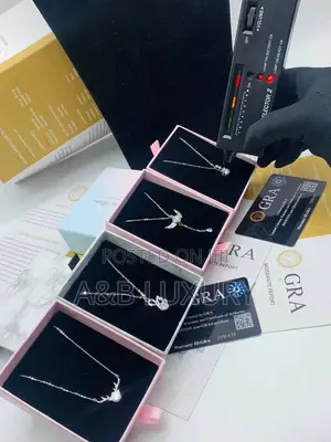 VVS Moissanite Diamond Female Necklaces