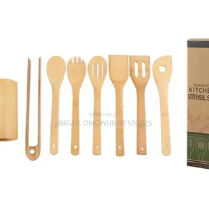 8pcs Bamboo Kitchenware