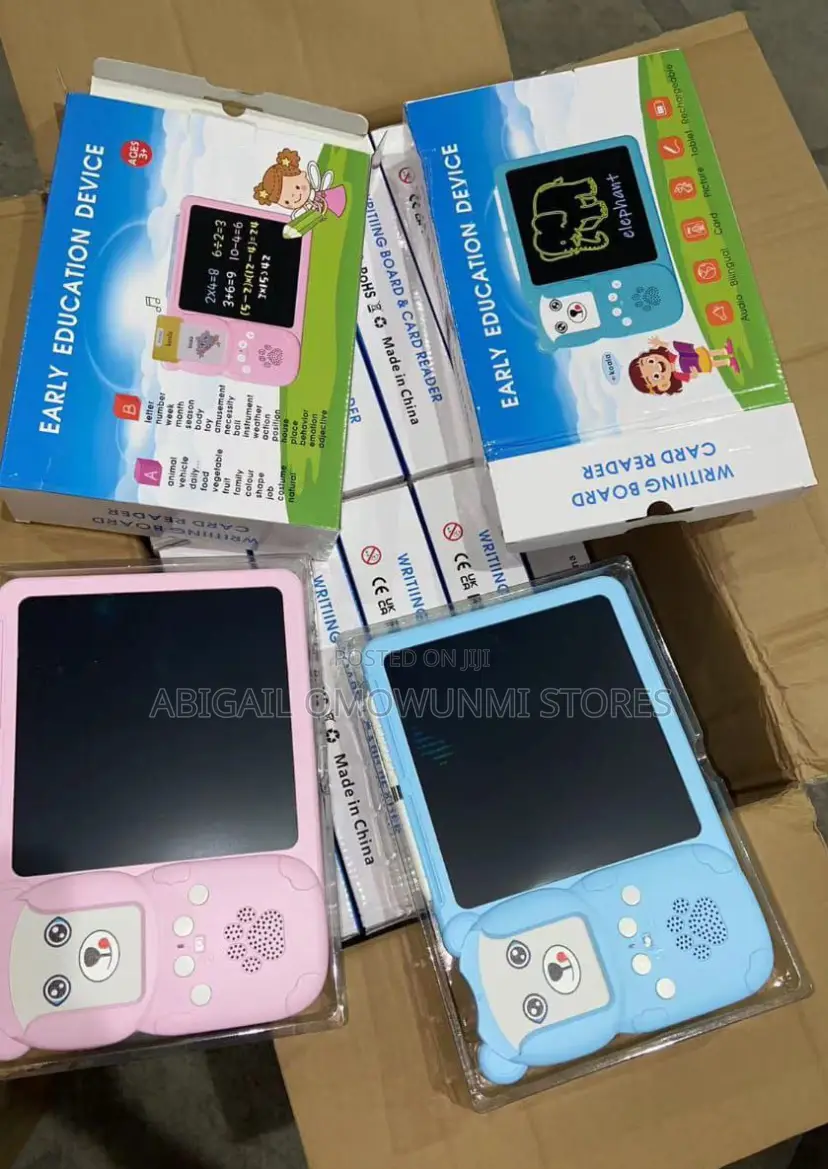 LCD Writing Tablet With Words Learning Flash Card