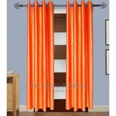 Ring Top Curtain - Orange
