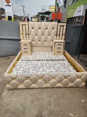5ft Tall Luxury 6by6 Upholstery Bed Stand.