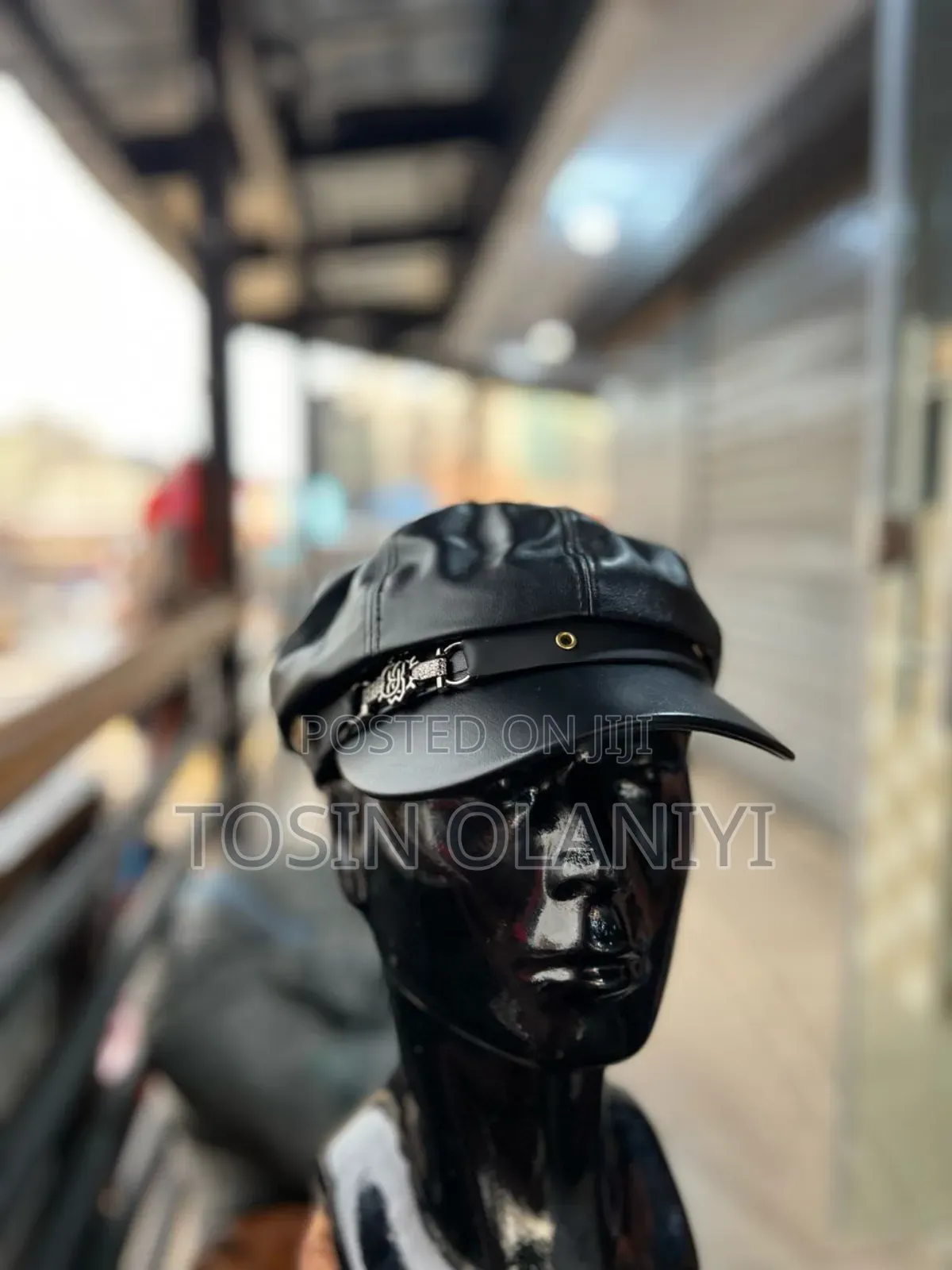 New Design Leather Cap. (Captain Leather Cap)