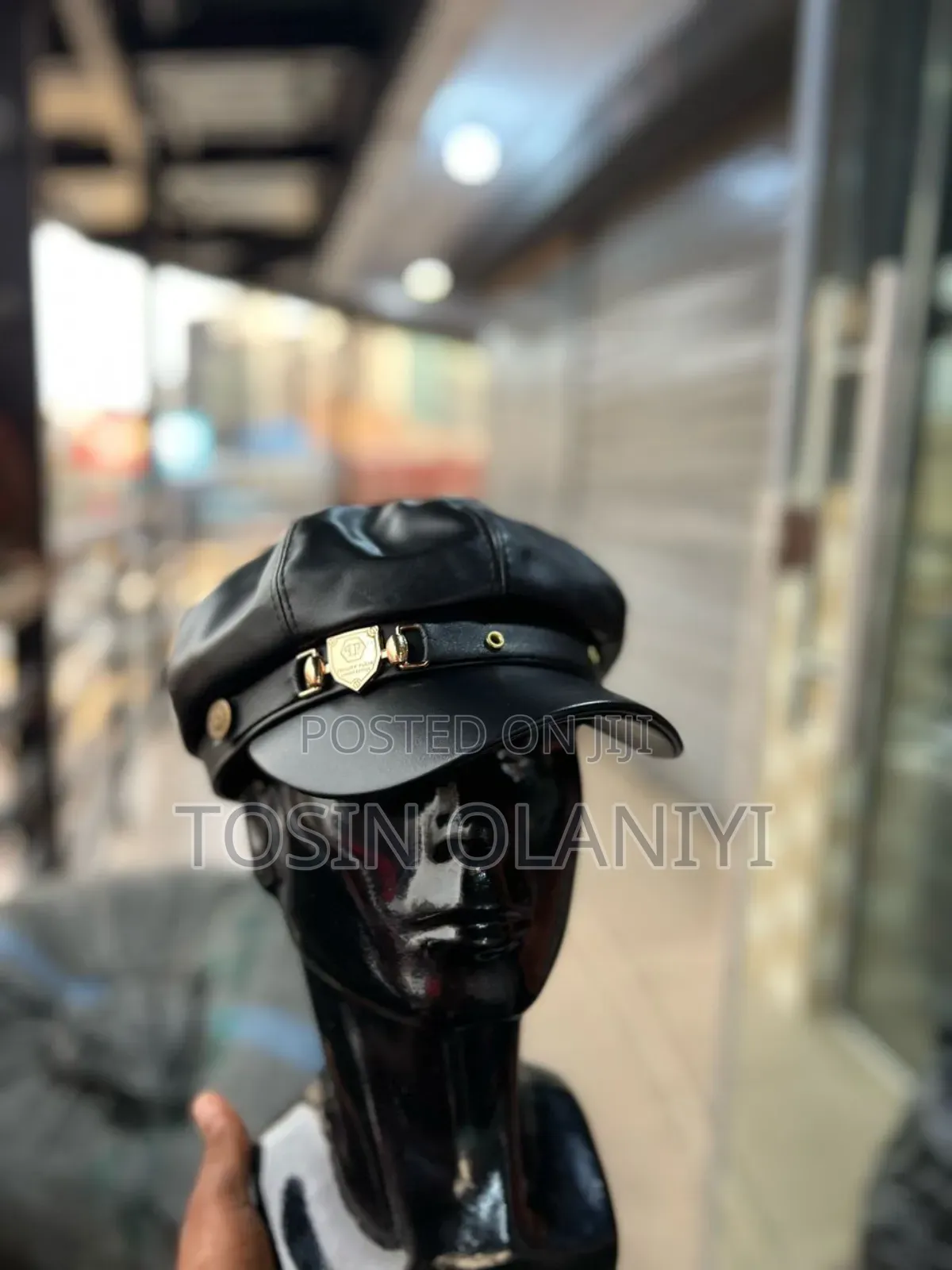New Design Leather Cap. (Captain Leather Cap)