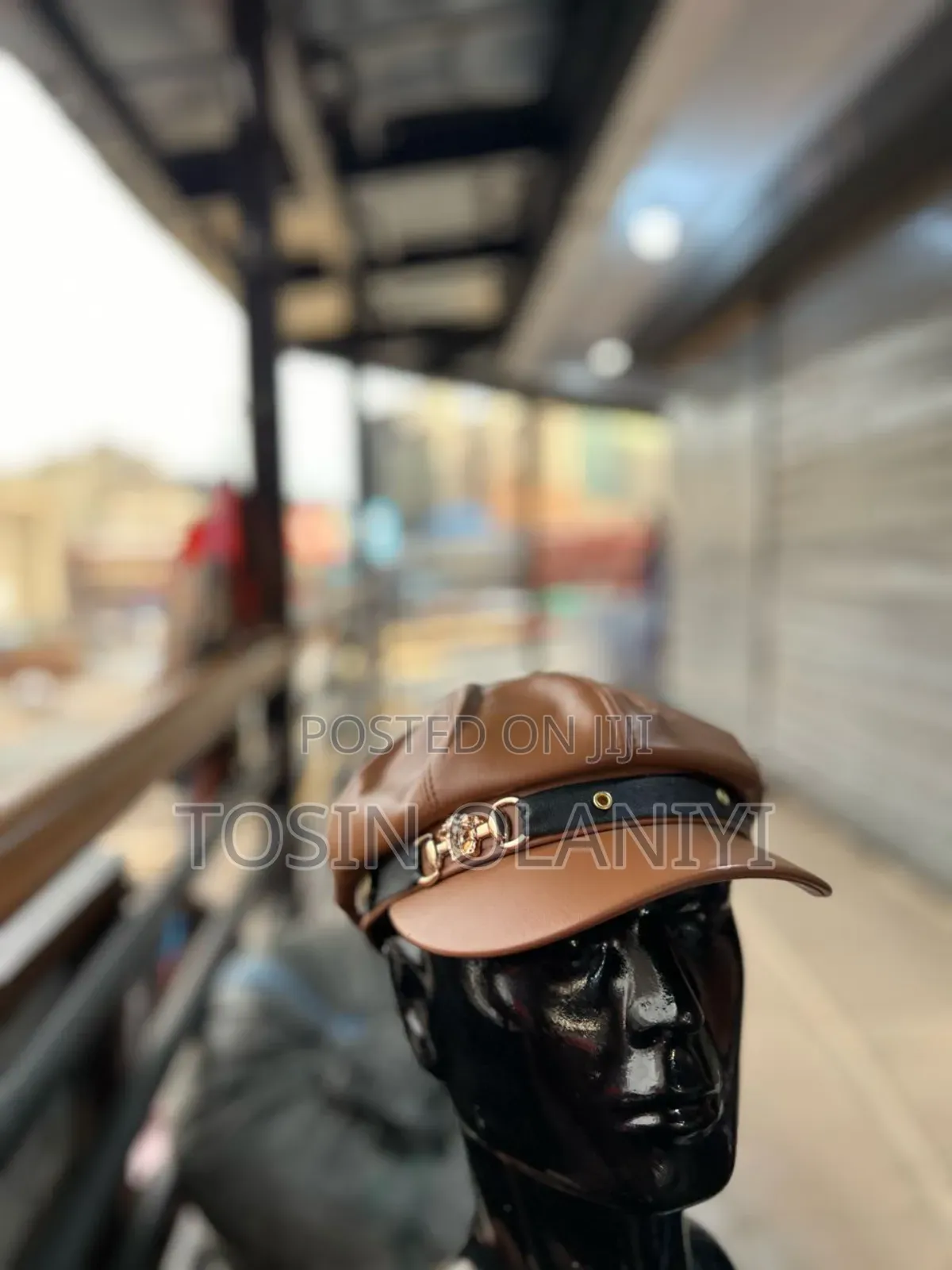 New Design Leather Cap. (Captain Leather Cap)
