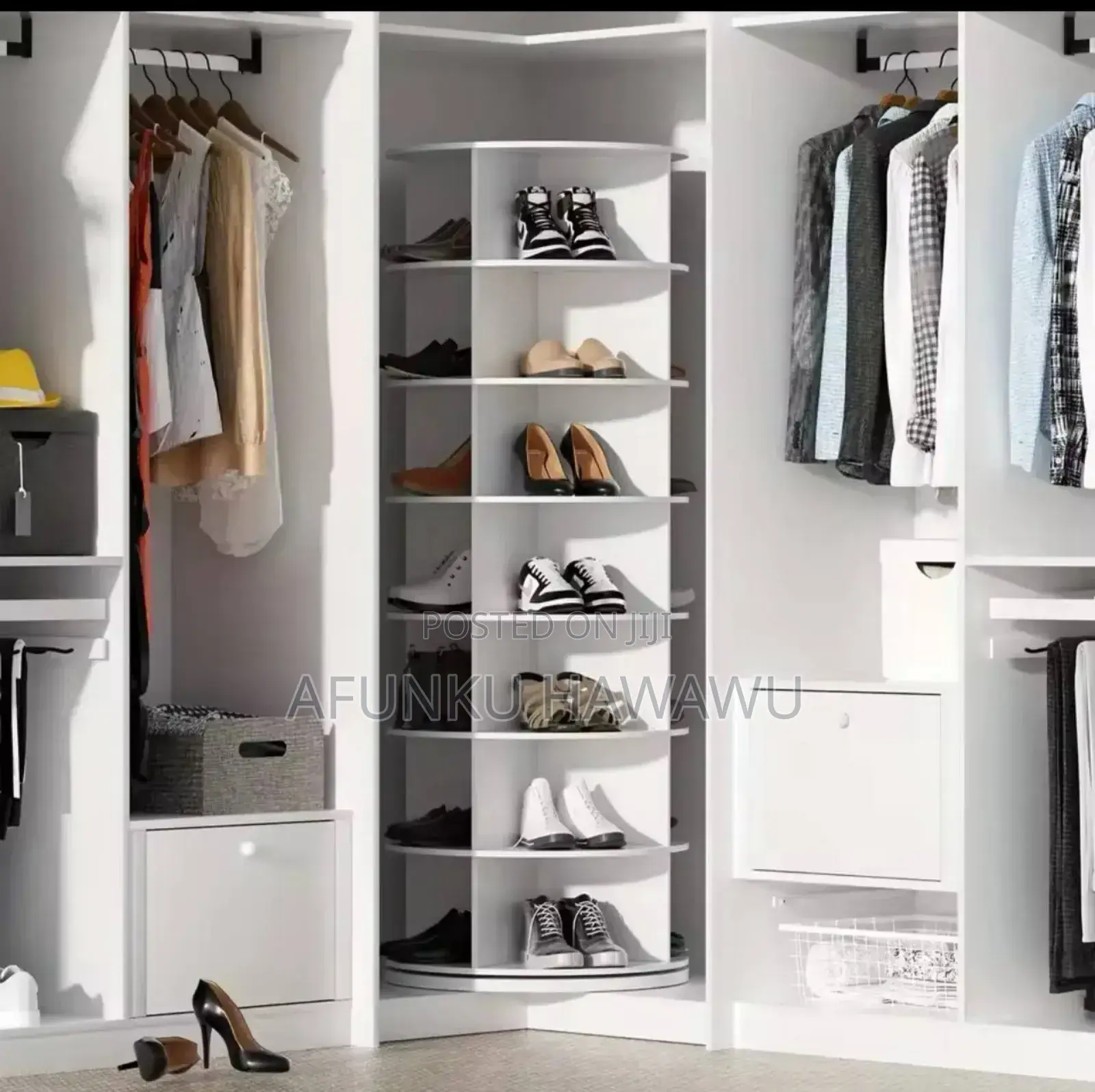 Shoe Rack 7-Tier Spinning