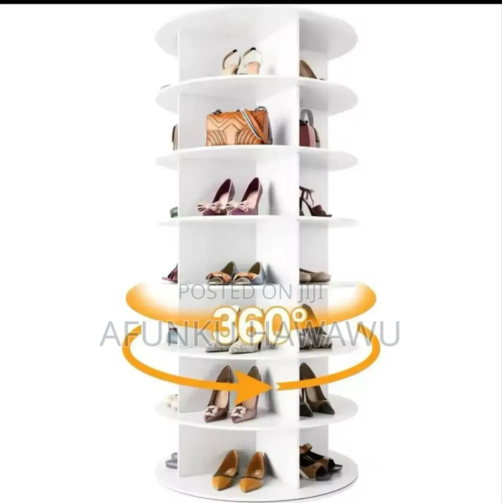 Shoe Rack 7-Tier Spinning