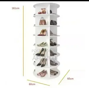 Shoe Rack 7-Tier Spinning
