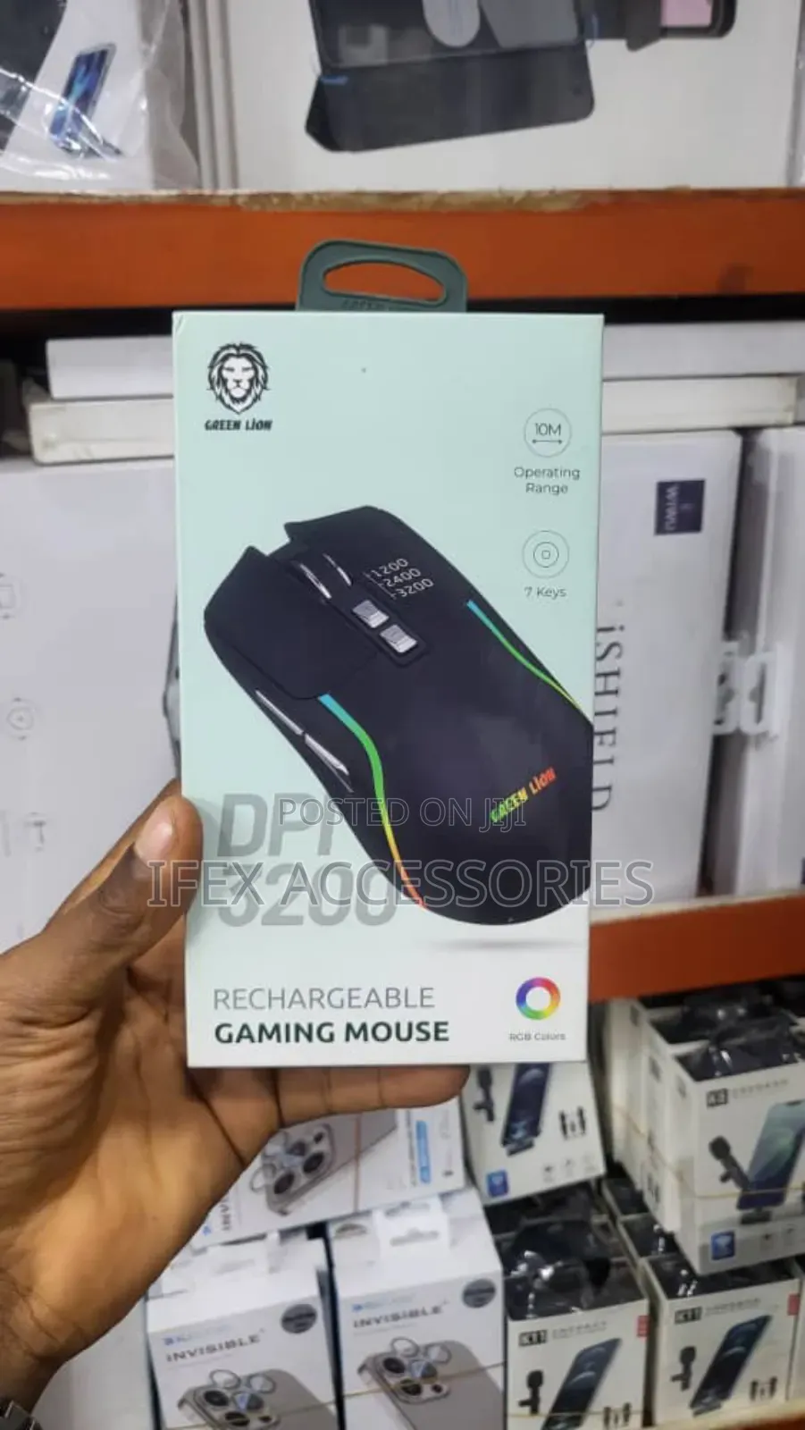 Green Lion Gaming Mouse 