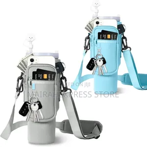 Carrier Bag With Phone Pocket for 40oz Tumbler With Handle