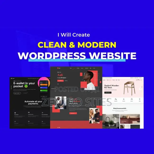 Build Unique Wordpress Business Website Design