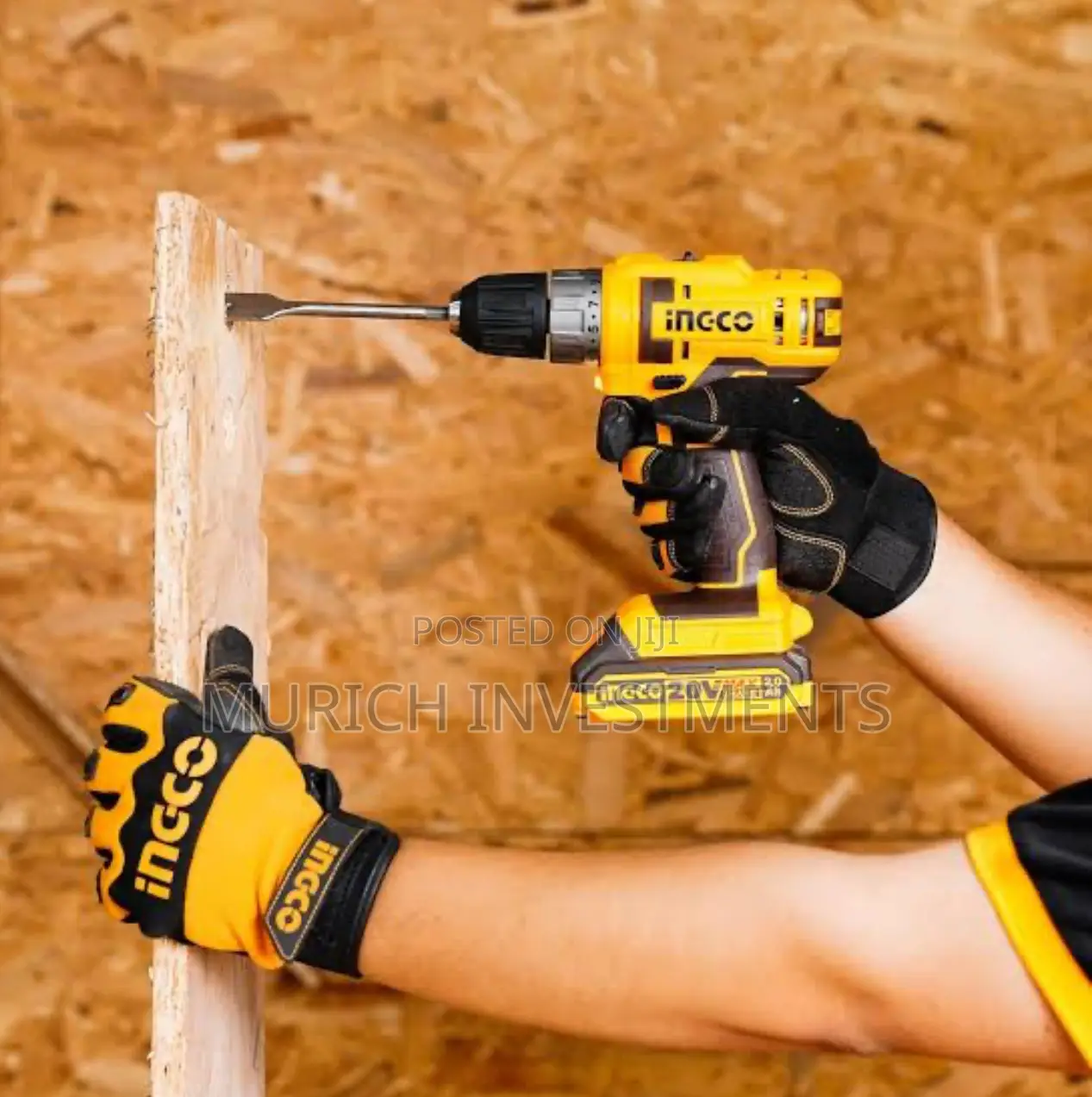 Ingco 3pcs 20v Cordless Combo Kit (Cosli240685)