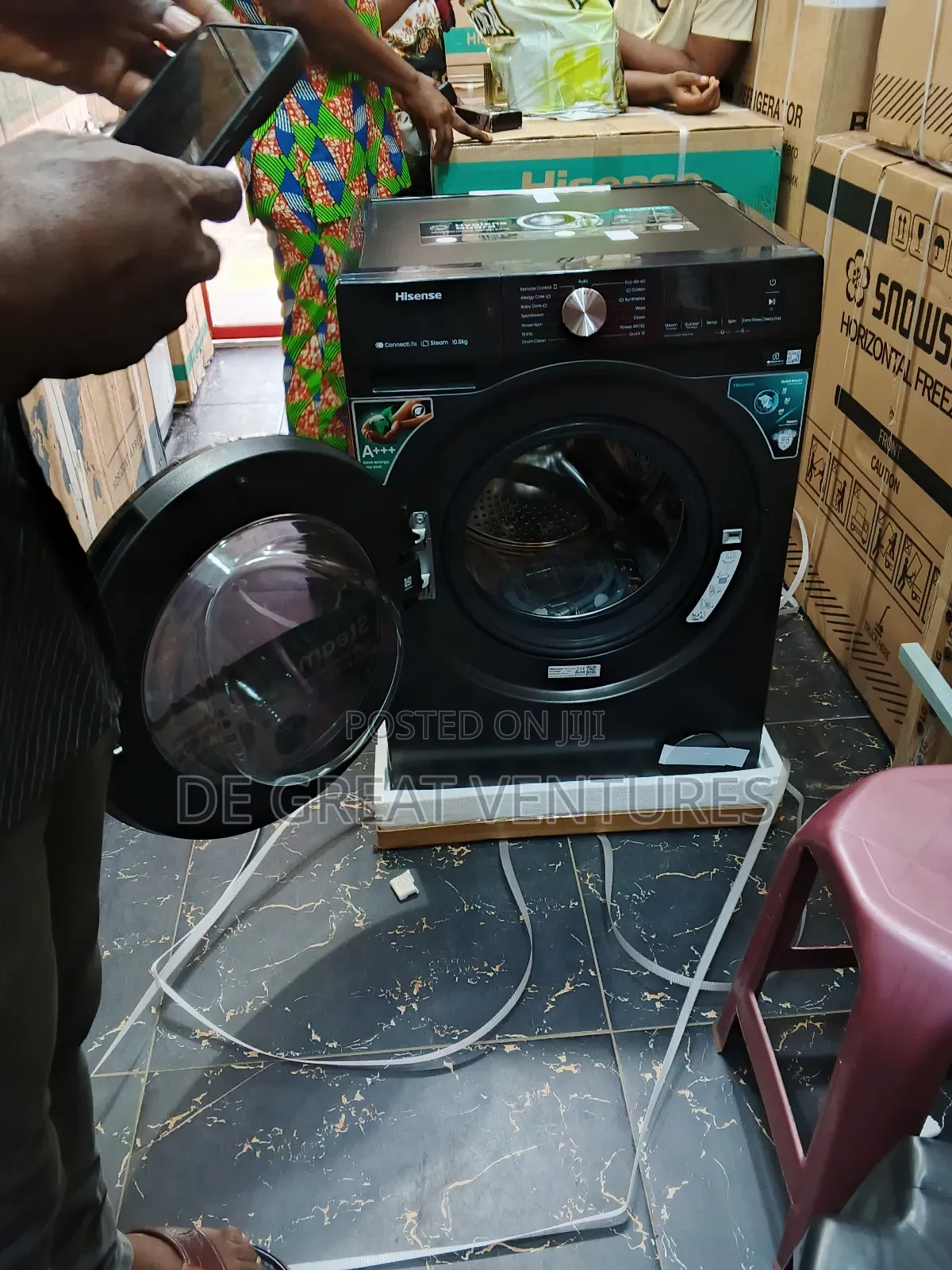 Brand New Hisense 10.5kva Inverter Front Loader Automatic
