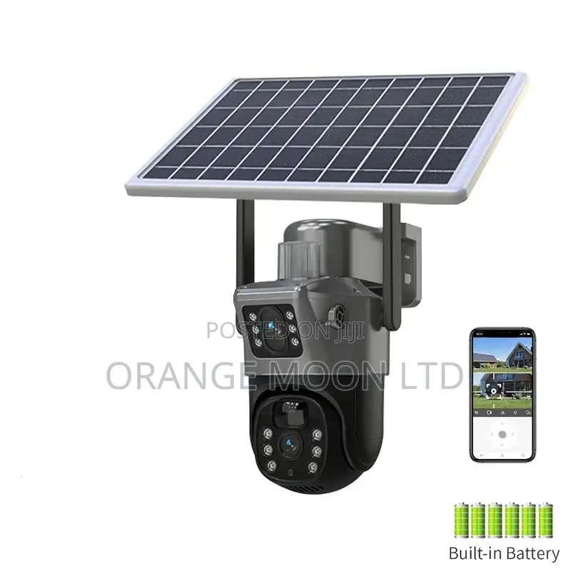 Inteligent Double Lens 8mp 4g CCTV Camera