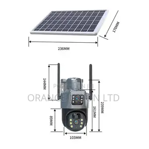 Inteligent Double Lens 8mp 4g CCTV Camera