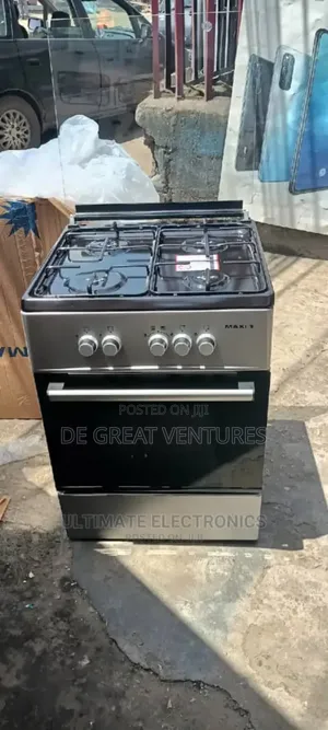 Brand New Maxi 50×50 All Gas Standing Cooker✓Silver Colour✓