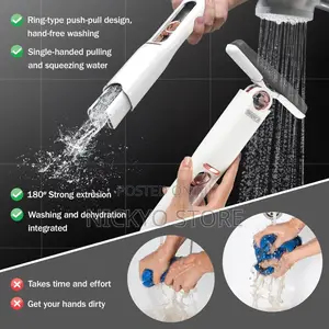 Portable Self-Squeeze Short Mop