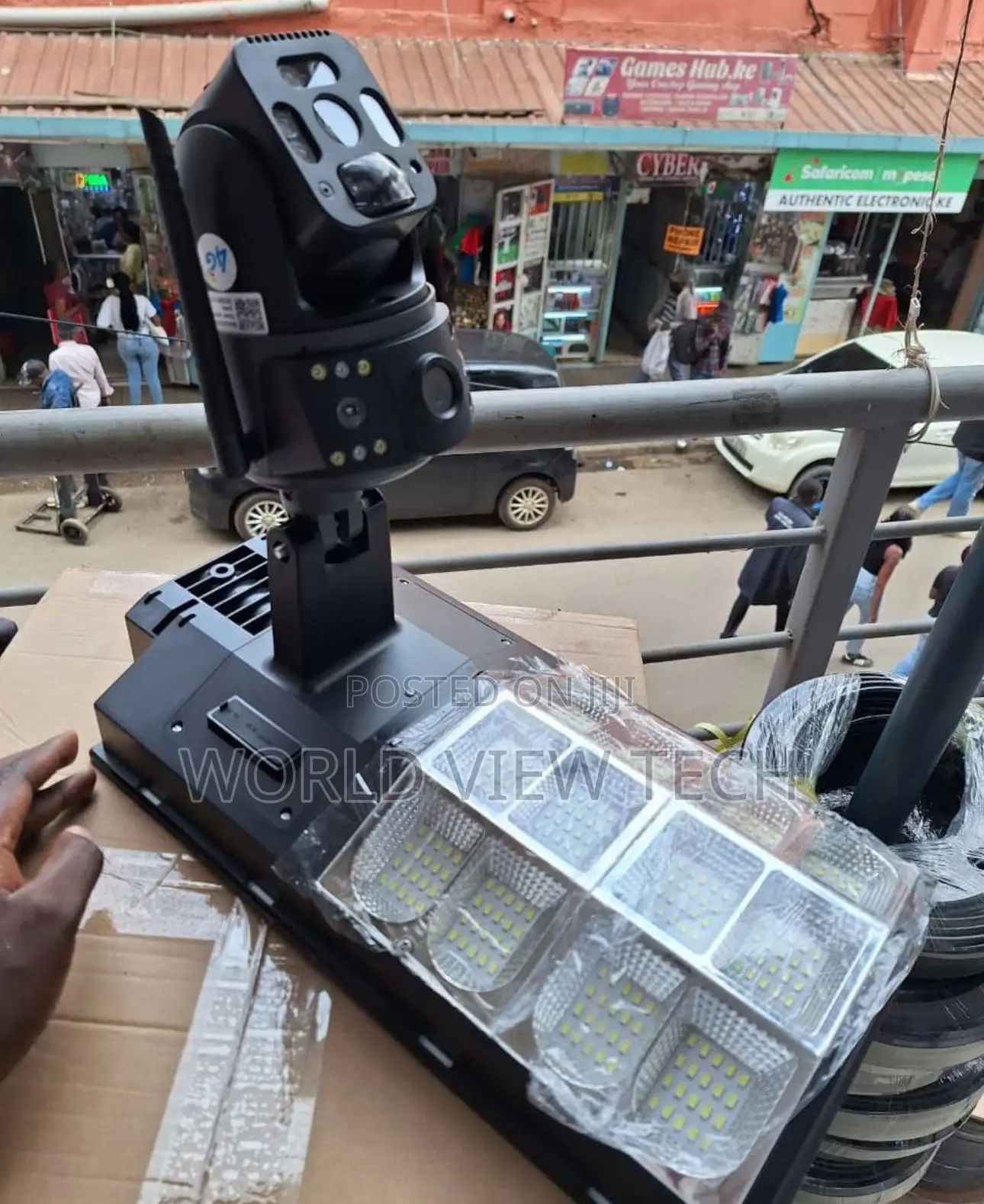 Solar Light With PTZ Camera 4g