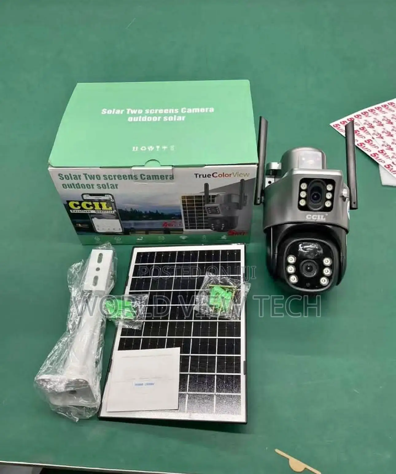 4g CCTV Dual Lens Solar Camera