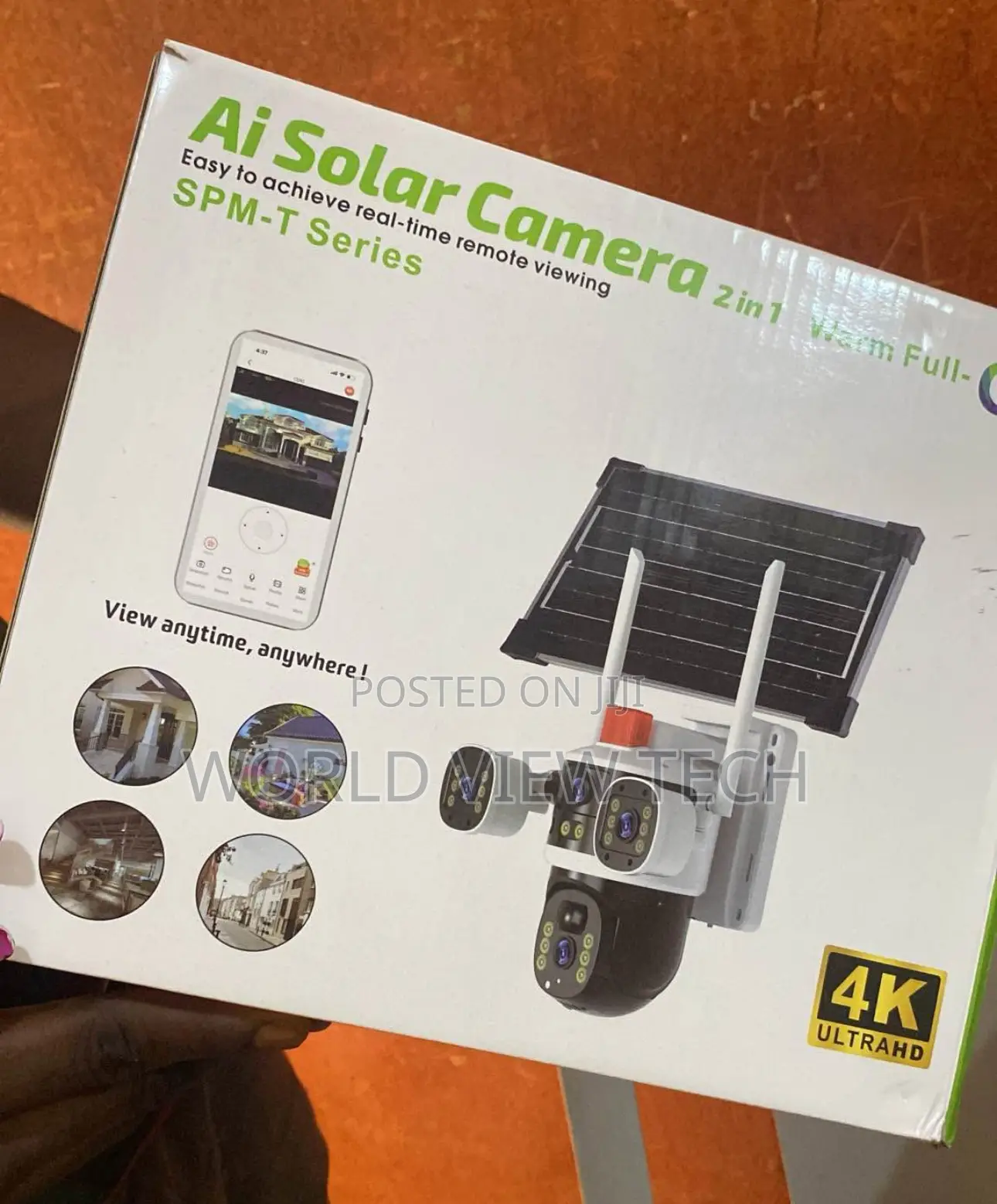 3 Lens Security Solar Camera 4g