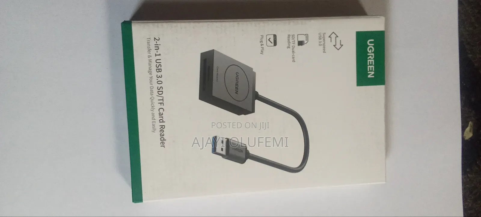 Ugreen Usb 3.0 Card Reader for Pc, Laptops.