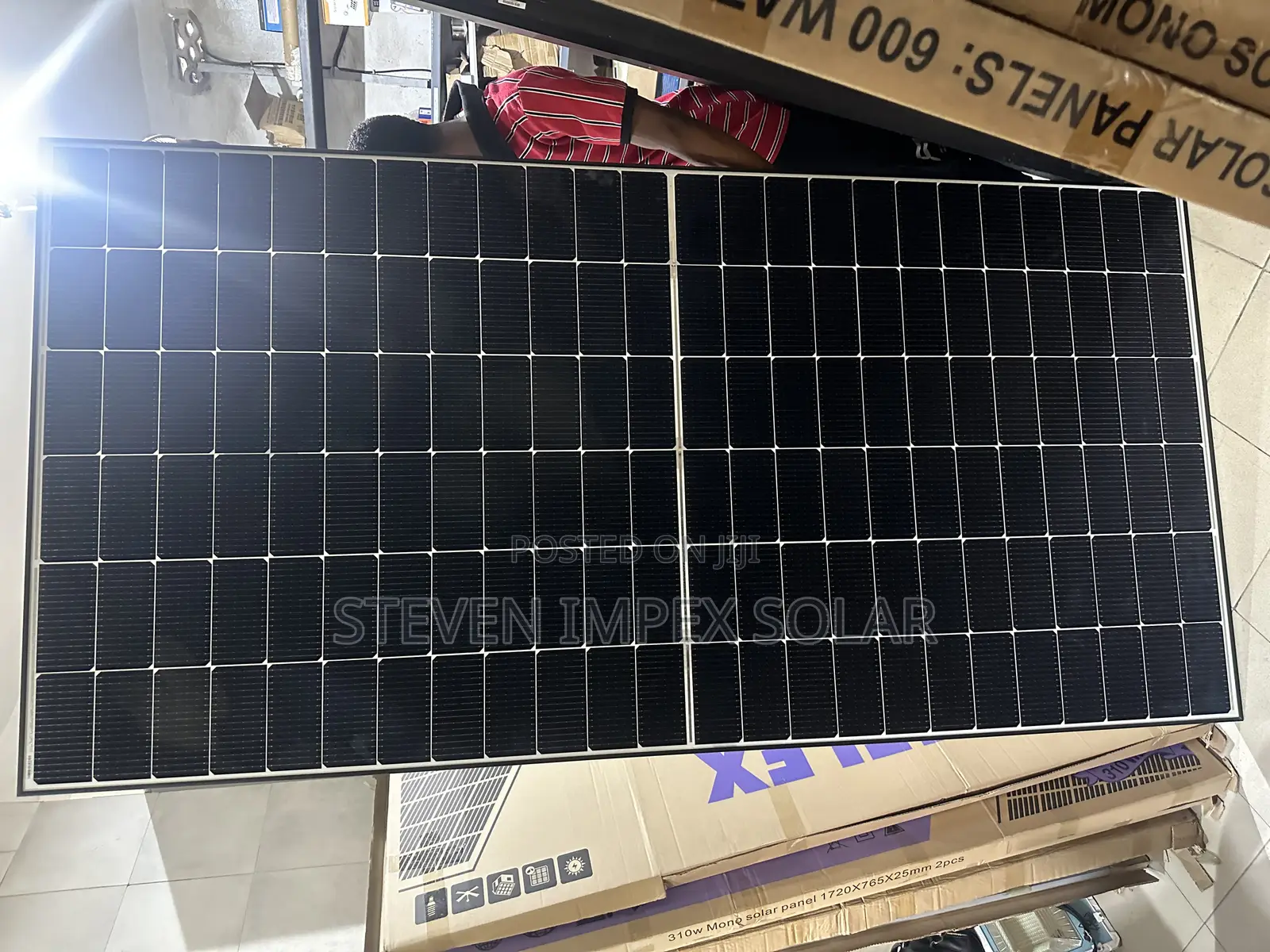 Flames Solar Panel Half Cut Mono 600w 144cells