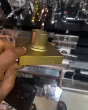 Gold Square Tiles Insert Floor Drain