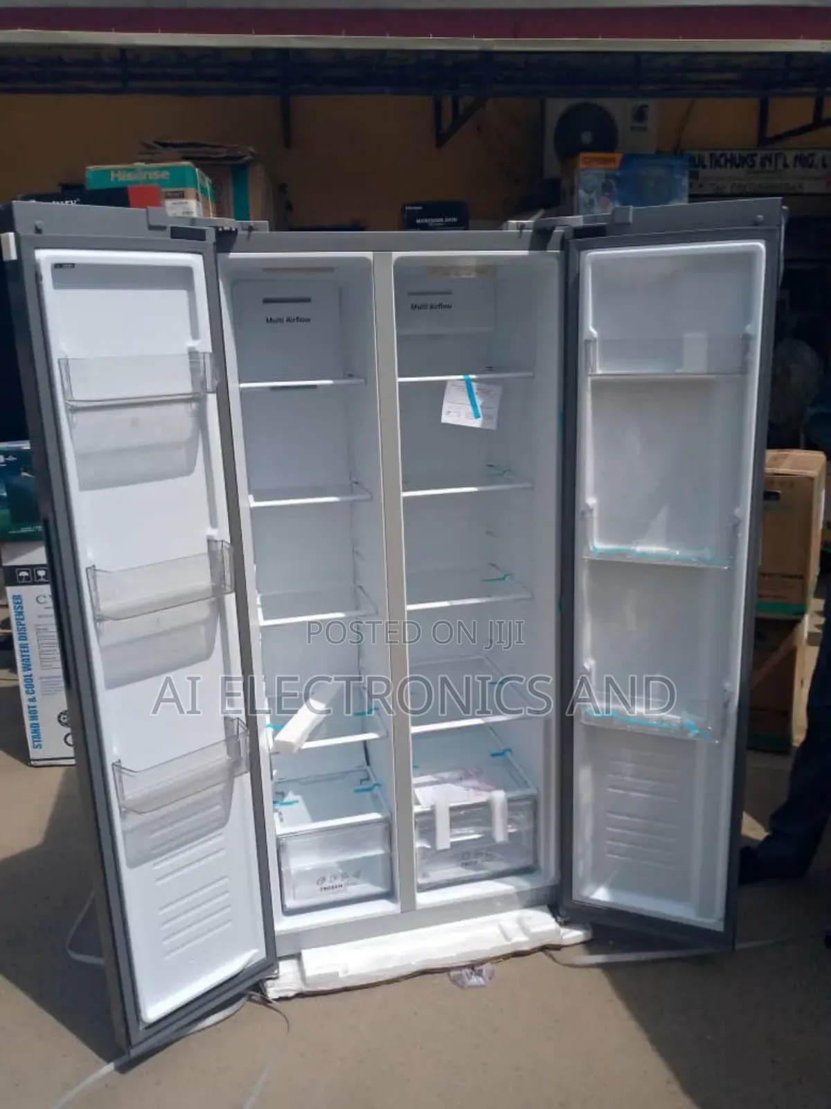 Hisense Luxury Refrigerator Side by Side Fridge.