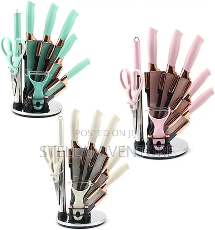 9pcs German Steel Knife Set