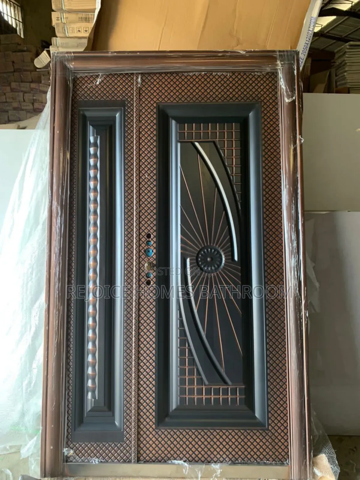 Brown Italian Copper Security Door