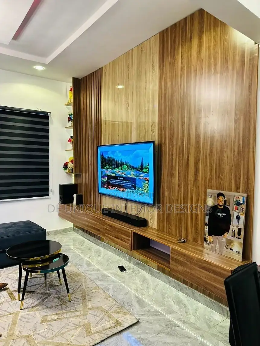 T.V Console With Fluted Panel and Lots More