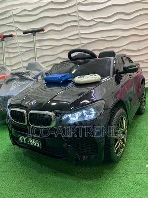Black BMW X6 Coupe Suv Electric Children Car Age 1-7