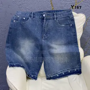 Premium Luxury Rhinestone Denim Short