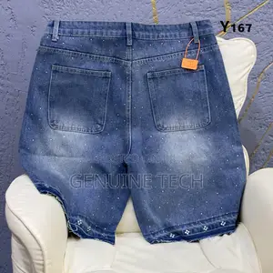Premium Luxury Rhinestone Denim Short