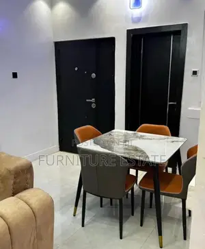 4seaters Contemporary Marble Dining Table Set