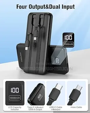 Usa Asperx 1-Pack 10000mah Power Bank Fast