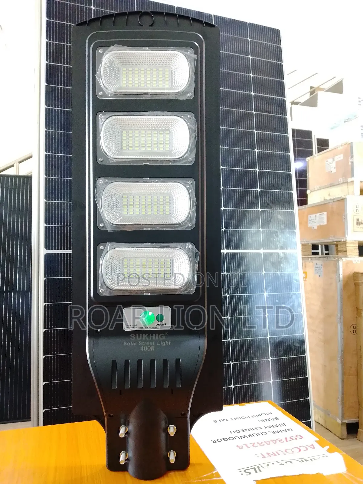 400w Solar Street Light