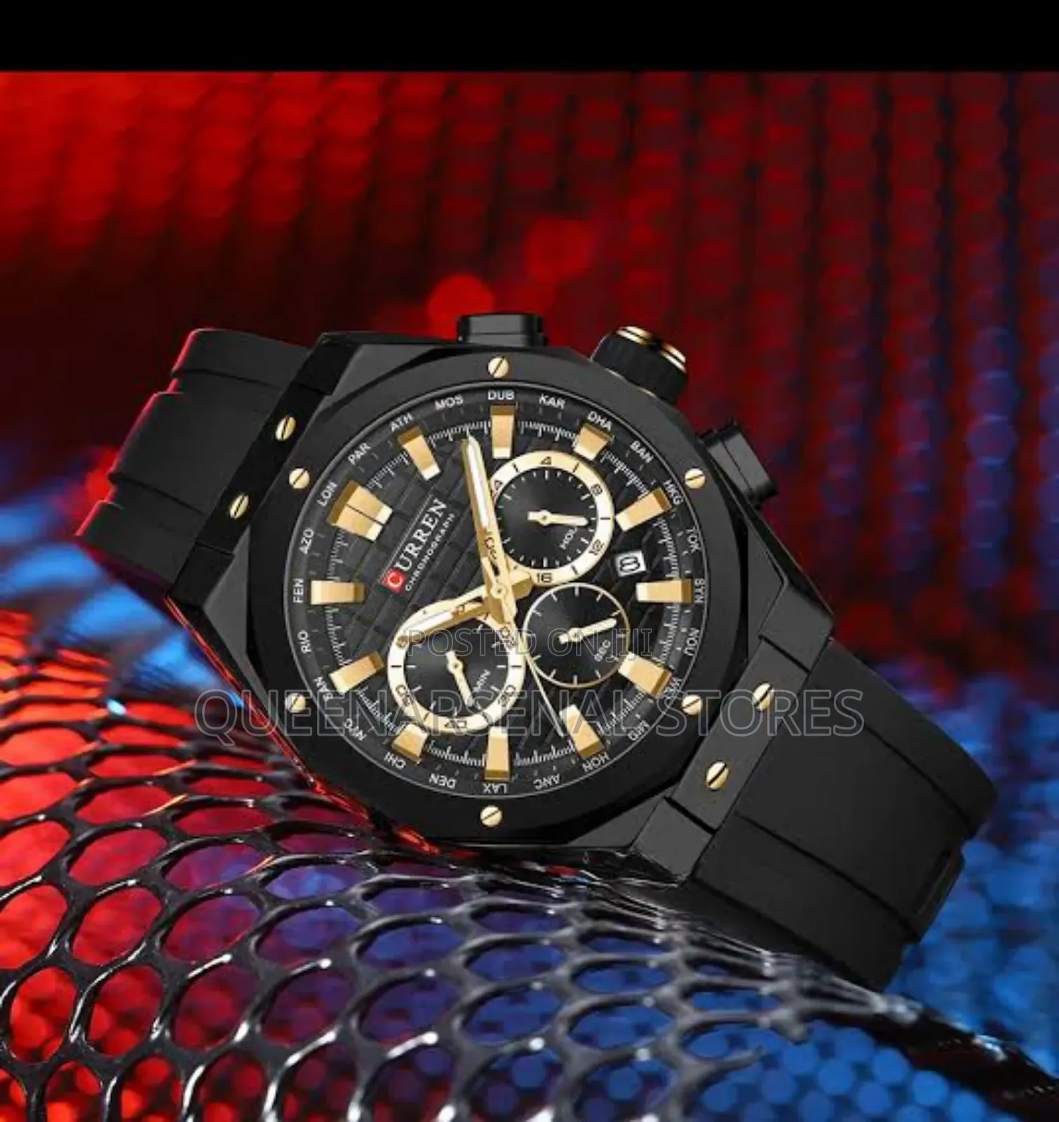 Curren Rubber Chronograph for Men