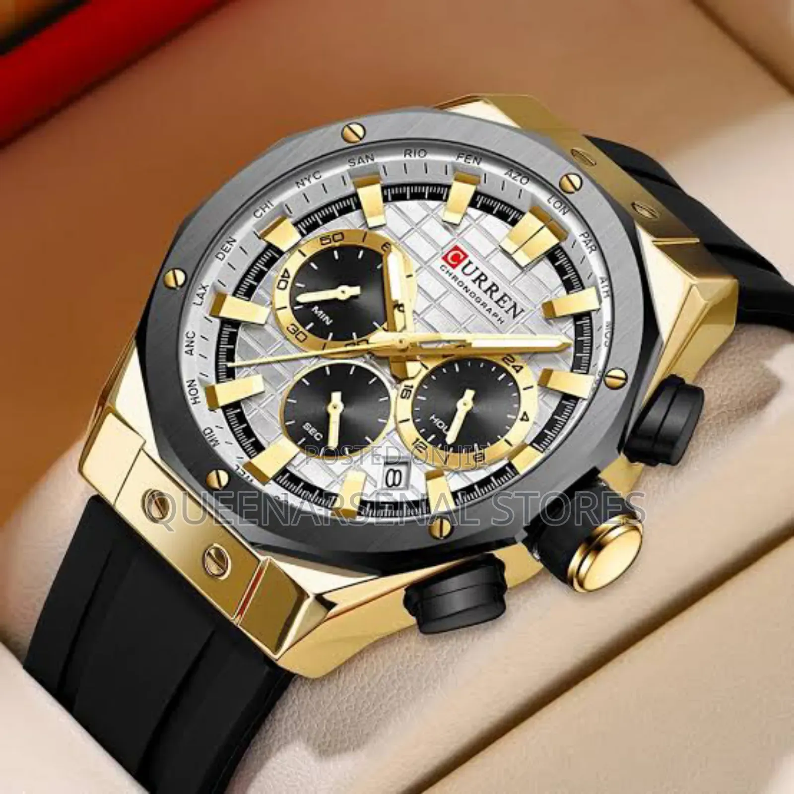 Curren Rubber Chronograph for Men
