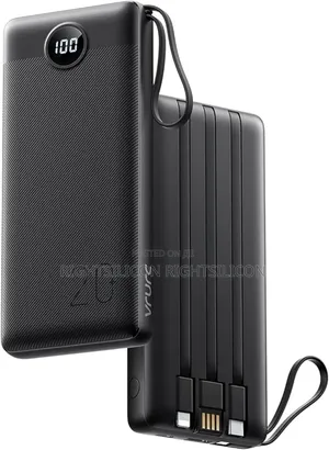 Usa Vrurc Power Bank With Built-in Cables,20000mah Portable