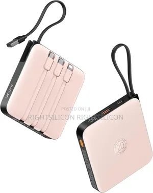 Usa Vrurc Portable Power Bank Built-in Cables, 20000mah