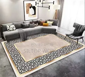 Quality 5 X 7 Living Room Designed Super Soft 3d Center Rug.