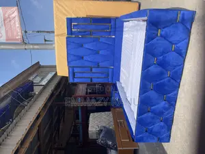 4 and Half By6 Padded Bedframe and Drawer