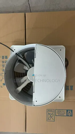 12" Metal Fan With Shutters