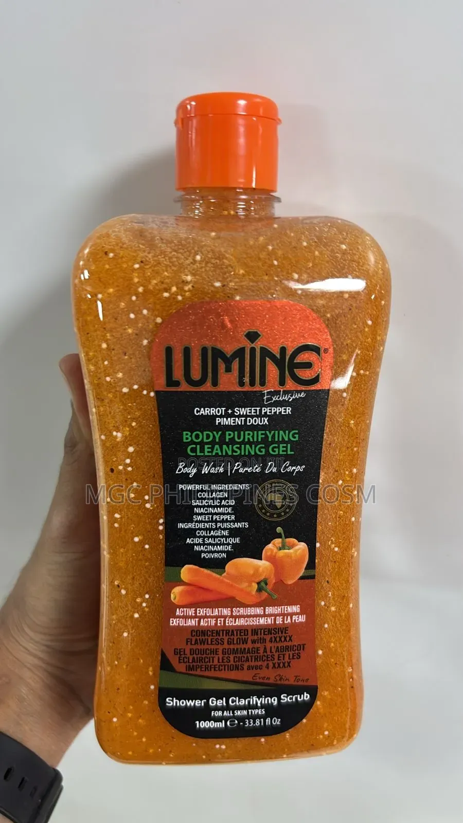 Lumine Exfoliating Shower Gel
